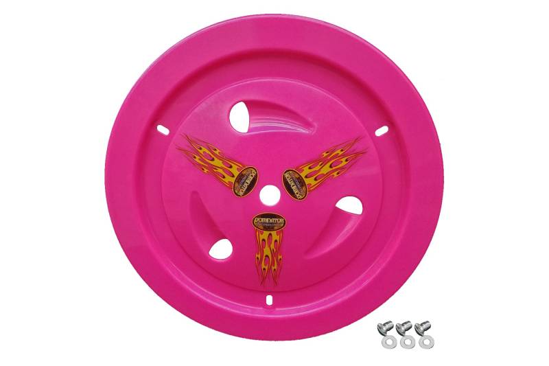 Dominator Ultimate Real Vented Mud Cover - Quick Turn Fasteners - Pink - 15 in Wheels