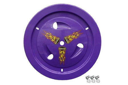 Dominator Ultimate Real Vented Mud Cover - Quick Turn Fasteners - Purple - 15 in Wheels