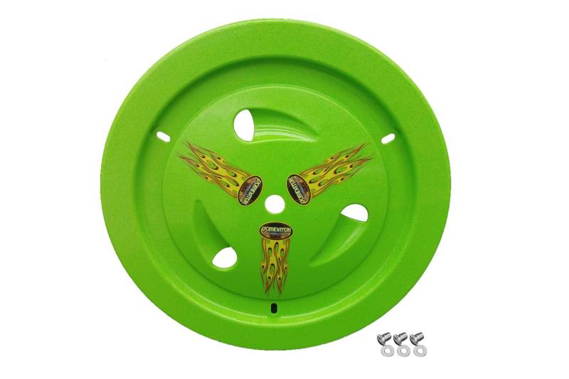 Dominator Ultimate Real Vented Mud Cover - Quick Turn Fasteners - Xtreme Green - 15 in Wheels