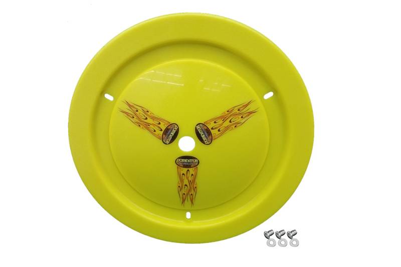 Dominator Ultimate Mud Cover - Quick Turn Fastener - Fluorescent Yellow - 15 in Wheels