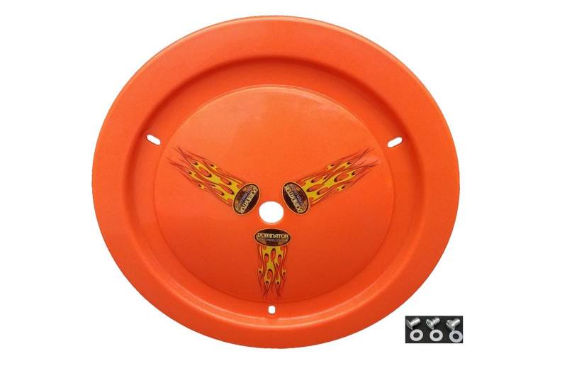 Dominator Ultimate Mud Cover - Quick Turn Fastener - Orange - 15 in Wheels