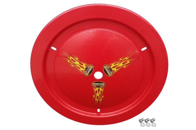 Dominator Ultimate Mud Cover - Quick Turn Fastener - Red - 15 in Wheels