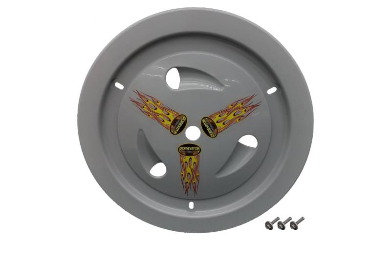 Dominator Ultimate Vented Mud Cover - Bolt-On - Gray - 15 in Wheels