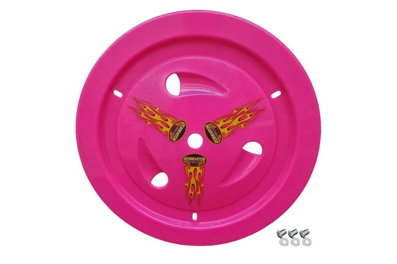 Dominator Ultimate Vented Mud Cover - Quick Turn Fastener - Pink - 15 in Wheels