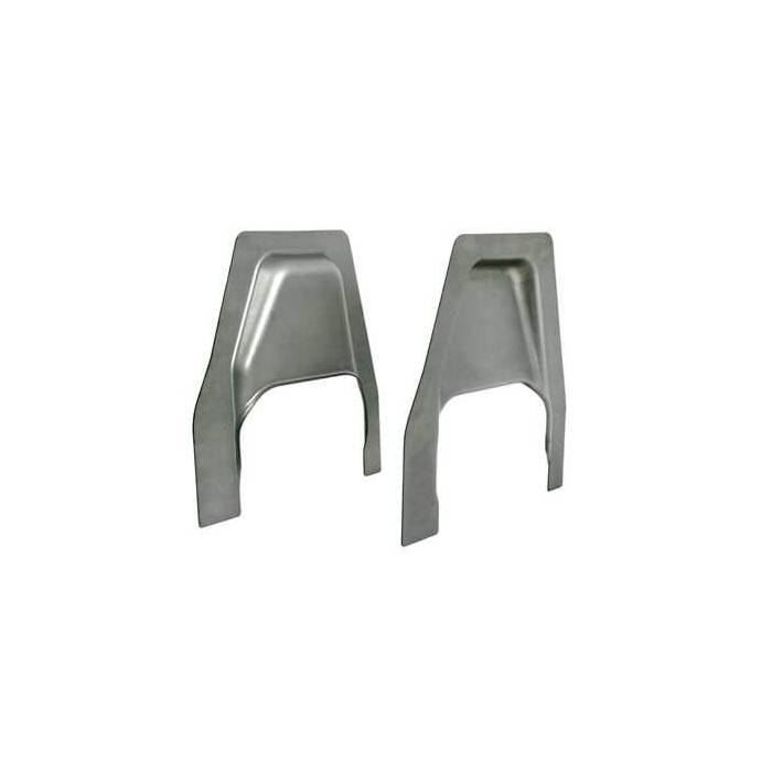 Detroit Speed Shock Tower Delete Panel - 18 Gauge - Ford Mustang 1964.5-70 (Pair)