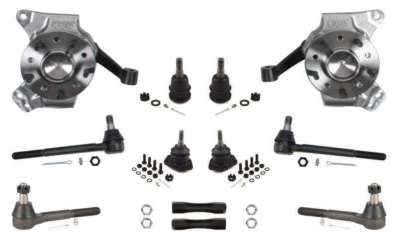 Detroit Speed Drop Spindle Kit - Lowered 2.5 in - Driver/Passenger Side - GM Fullsize Truck 1971-72