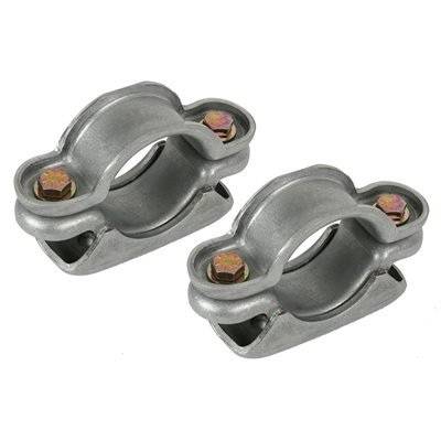 Detroit Speed Clamp-On Axle Spring Perch - 2-1/2 in Wide - 3 in OD Axle Housing (Pair)