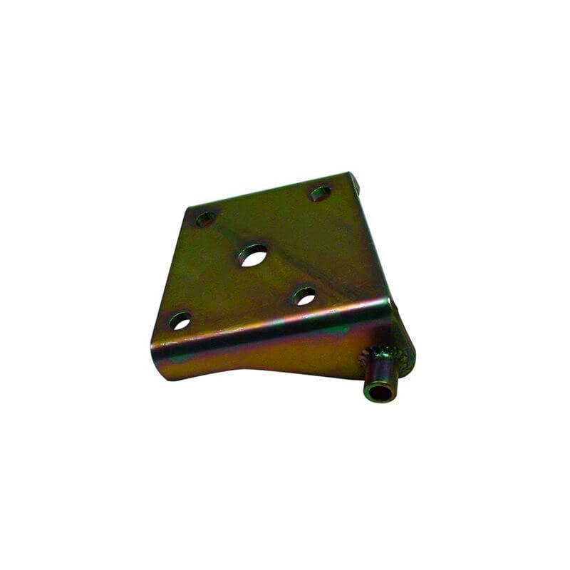 Detroit Speed Mini-Tub U-Bolt Pad - 1/2 in Mounting Holes - 3/4 in Center Hole - Passenger Side - Cadmium