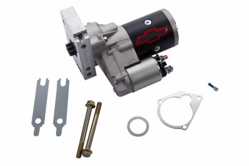 Chevrolet Performance High Torque Starter - 3.75:1 Gear Reduction - Black/Gold - 153/168 Tooth Flywheel - Chevy V6/V8