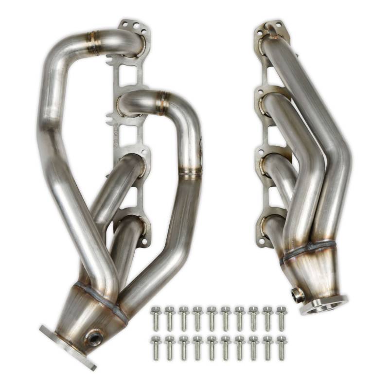 Hooker BlackHeart Blackheart Headers - 1-3/4 in Primary - 2-1/2 in Collectors - Stainless - Dodge Dart/Mopar A-Body 1973-74 (Pair)