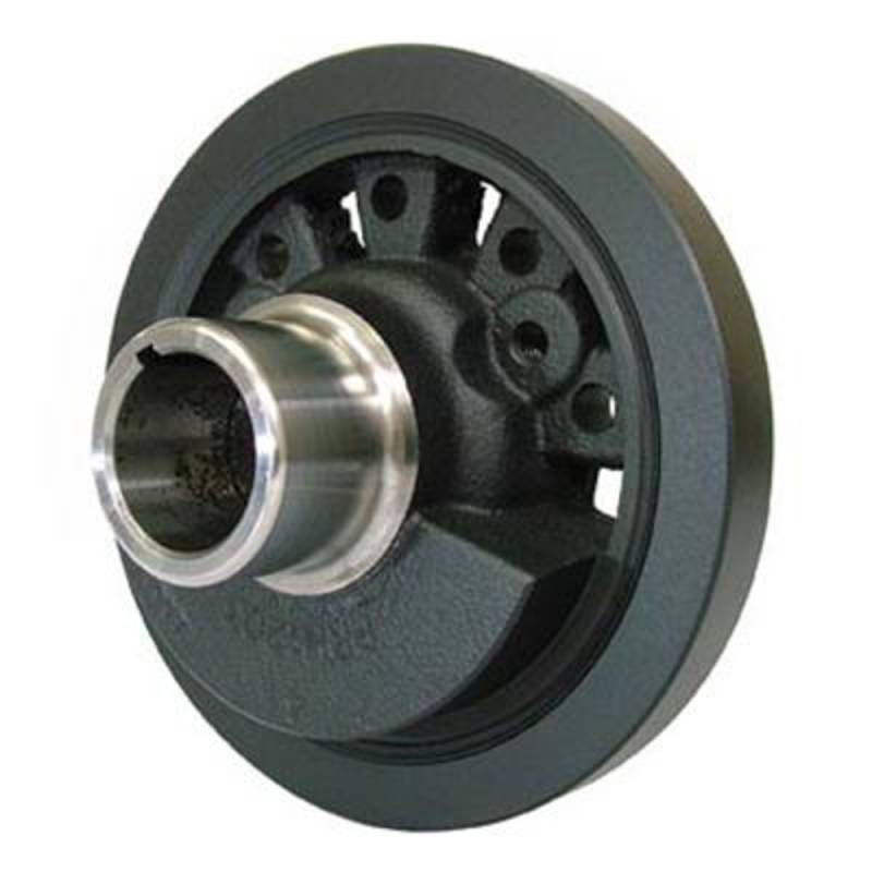 Power Bond Harmonic Balancer - 6.360 in OD - External Balance - Black - Small Block Ford