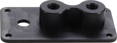 QuickCar 1 Hole Firewall Junction - 1/8 in NPT - Black