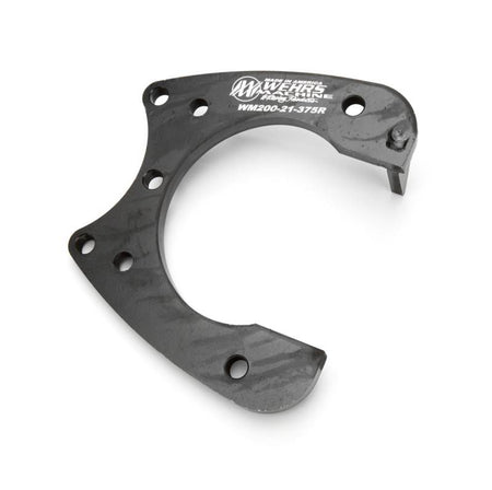 Wehrs Machine Rear Brake Caliper Bracket - Passenger Side - Bolt-On - Black Oxide - GM Metric Calipers