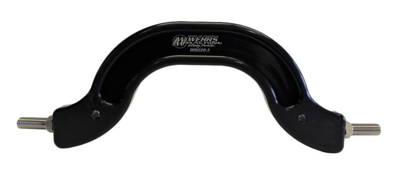 Wehrs Machine Over the Top Style Panhard Bar - 17-1/2 in Long - 5 in Drop - Black