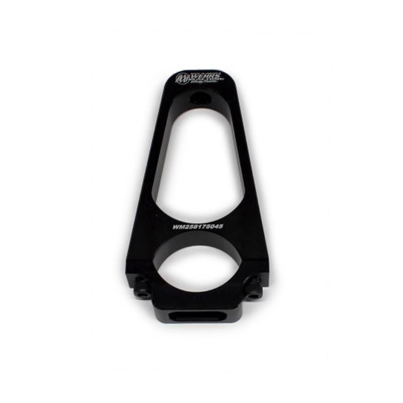 Wehrs Machine Clamp-On Hood Pin Mount - 1-3/4 in ID - 4-1/2 in Tall - Black
