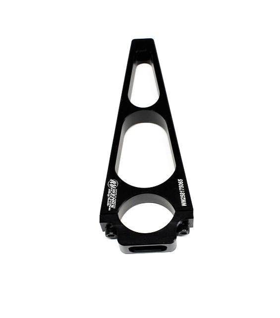 Wehrs Machine Clamp-On Hood Pin Bracket - 1-3/4 in Tube - 1/2 in OD - 6-1/2 in Tall - Black