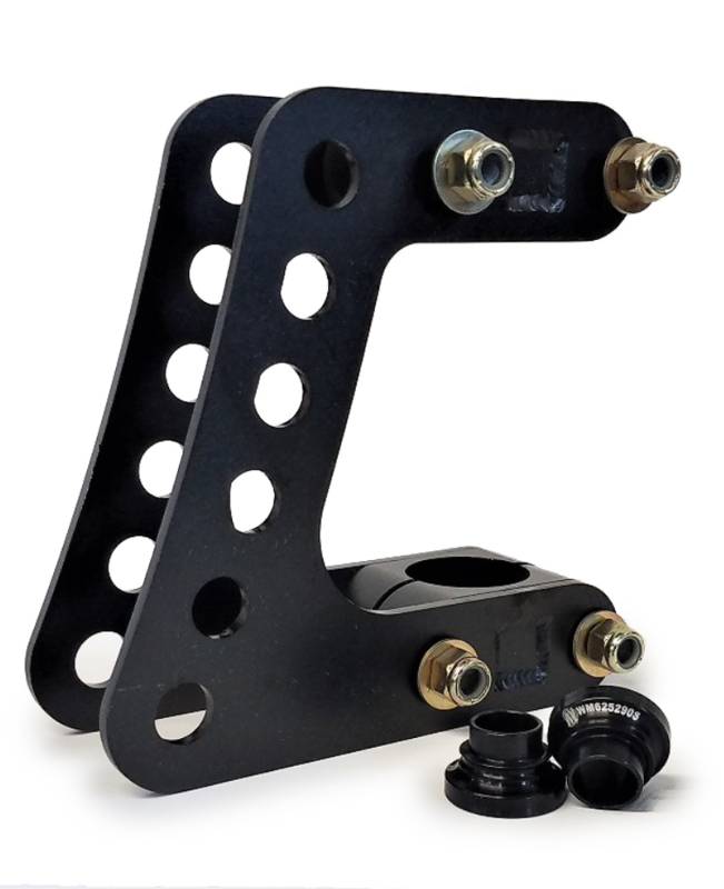 Wehrs Machine Bolt-On Torque Link Bracket - Black - 1-1/2 in Round Tube