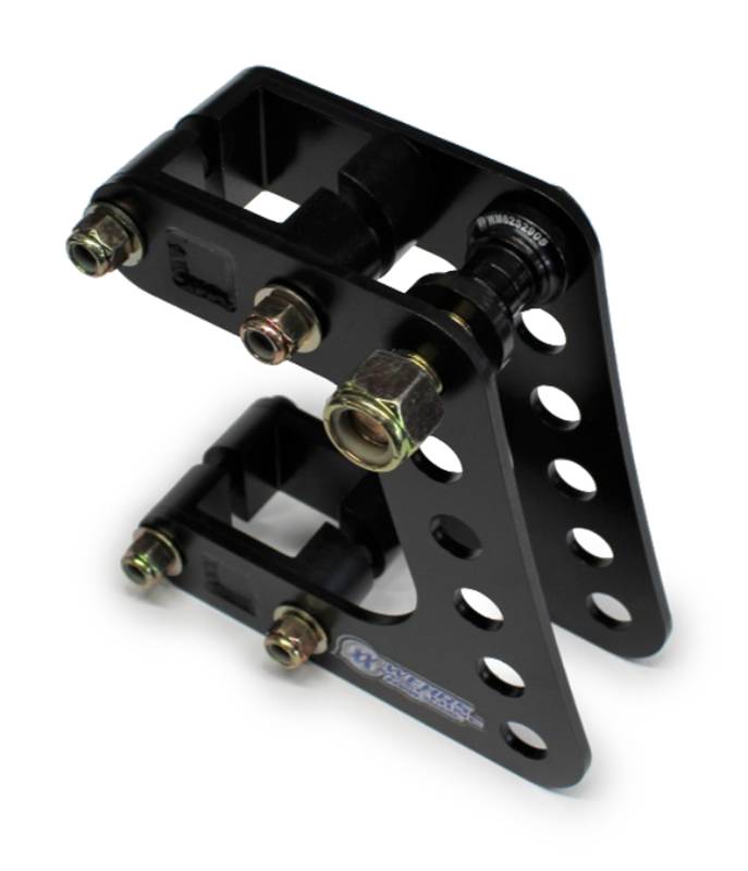 Wehrs Machine Bolt-On Torque Link Bracket - Black - 1-1/2 in Square Tube