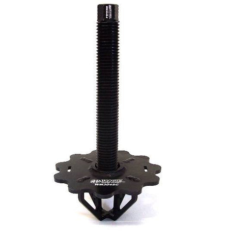 Wehrs Machine Extended Upper Spring Cup - Driver Side Rear 2-1/2 in - 1-8 in Thread - 8 in Jack Bolt - Black - Sport Modified