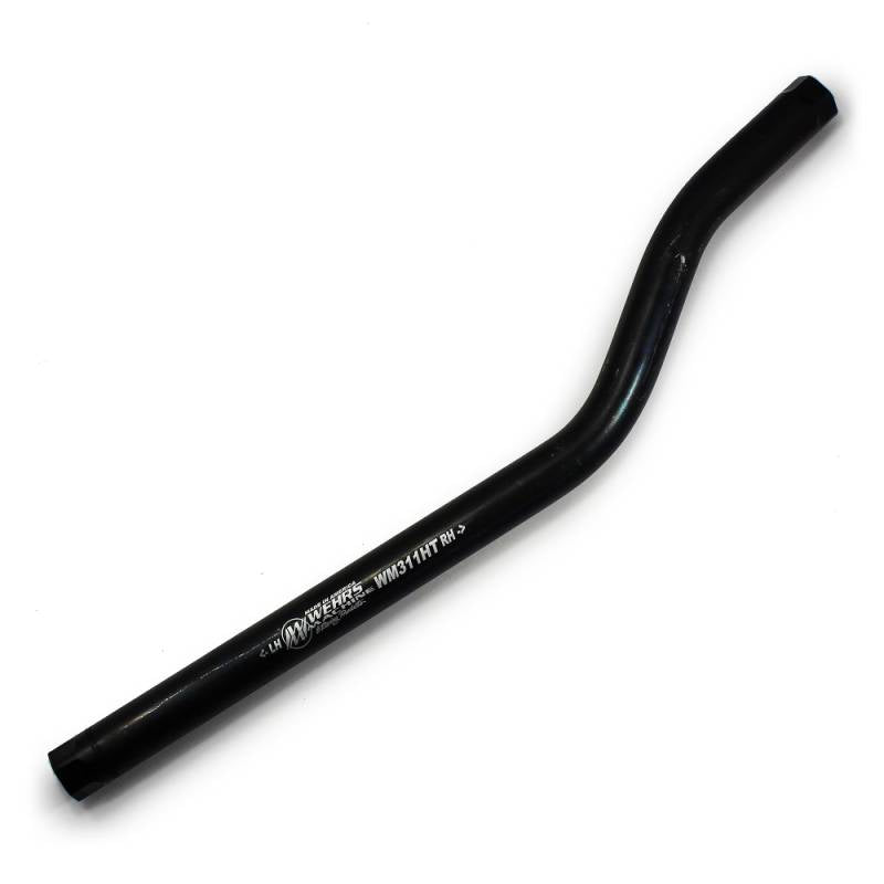 Wehrs Machine Bent Tie Rod - Passenger Side - 7/8 in OD - 16 in Length - 5/8-18 in Thread - Black