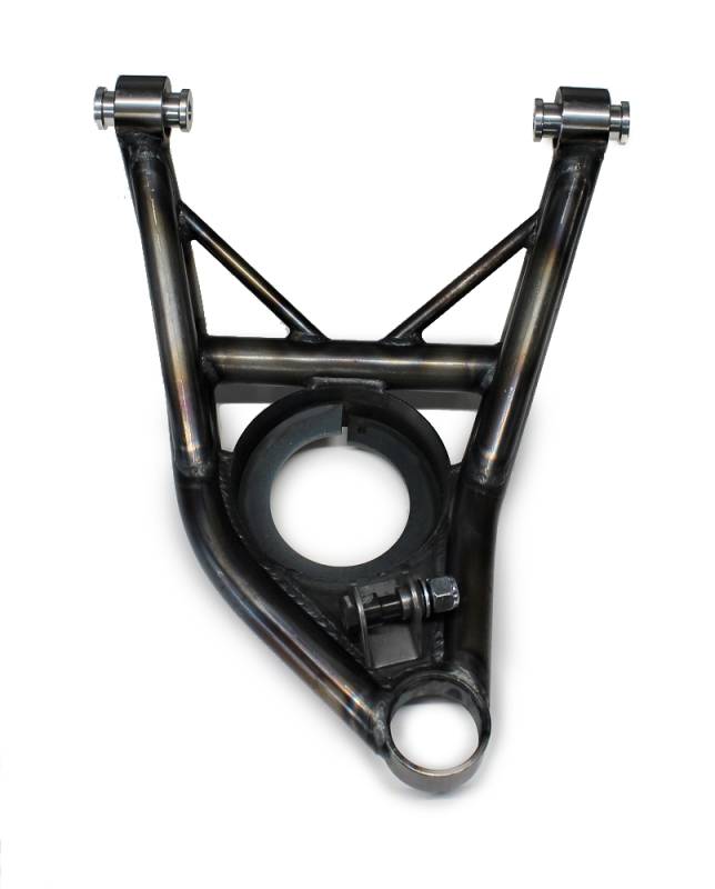 Wehrs Machine Fabricated Lower Control Arm - Passenger Side - Screw-In Ball Joint - Black - GM A-Body 1968-72