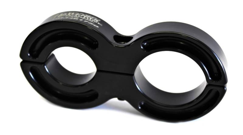 Wehrs Machine Fuel Filter Bracket - Clamp-On - 1-3/4 in OD Tubes - 1-1/4 in Diameter - Black