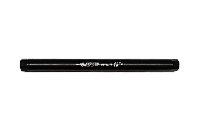Wehrs Machine Aluminum Suspension Tube - 1 OD - 13 in Long - 3/4-16 in Female Thread - Black Oxide