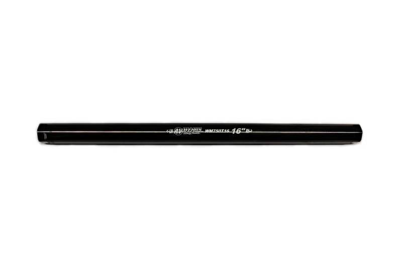 Wehrs Machine Aluminum Suspension Tube - 1 OD - 16 in Long - 3/4-16 in Female Thread - Black Oxide