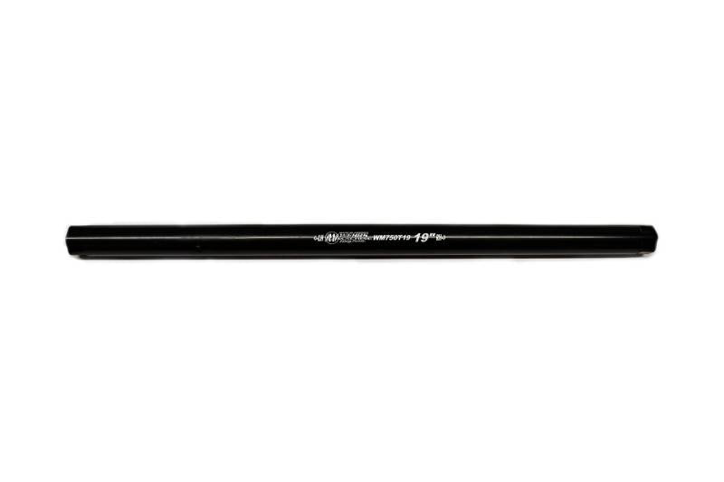 Wehrs Machine Aluminum Suspension Tube - 1 OD - 19 in Long - 3/4-16 in Female Thread - Black Oxide