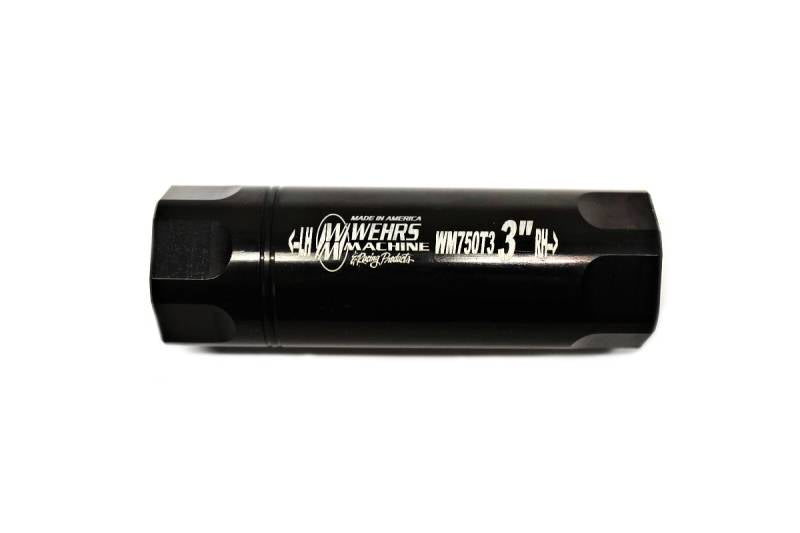 Wehrs Machine Suspension Tube - 1 in OD - 3 in Long - 3/4-16 in Female Thread - Black Oxide