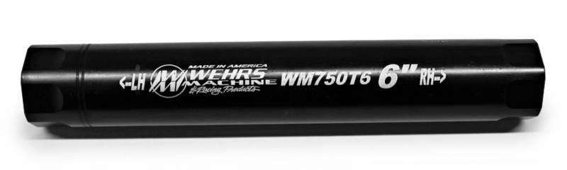 Wehrs Machine Suspension Tube - 1 in OD - 6 in Long - 3/4-16 in Female Thread - Black Oxide