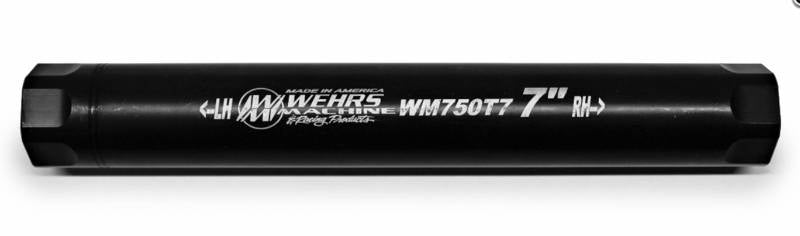 Wehrs Machine Suspension Tube - 1 in OD - 7 in Long - 3/4-16 in Female Thread - Black Oxide