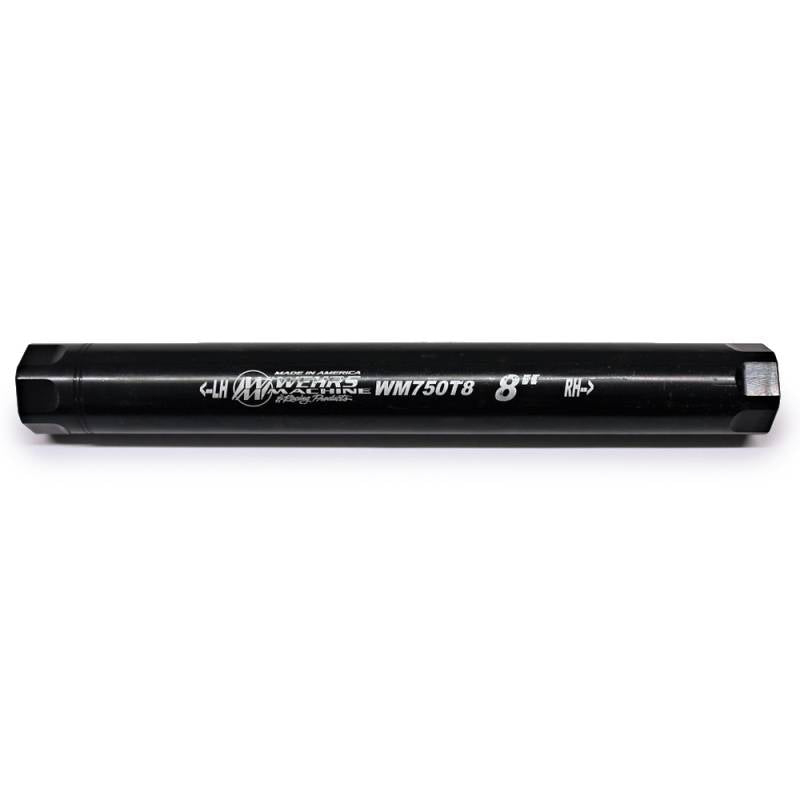 Wehrs Machine Suspension Tube - 1 in OD - 8 in Long - 3/4-16 in Female Thread - Black Oxide