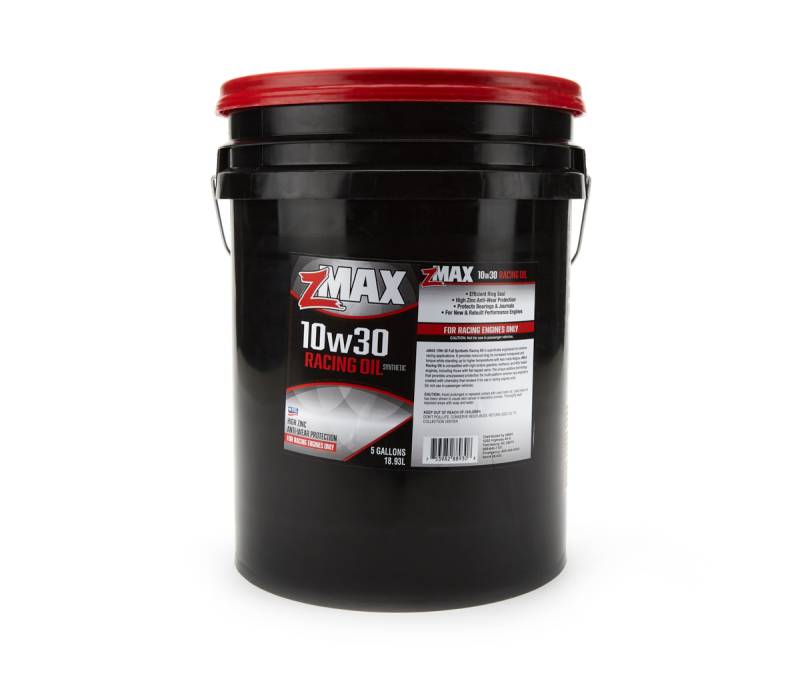 ZMAX Racing High Zinc 10W30 Synthetic Motor Oil - 5 gal Bucket