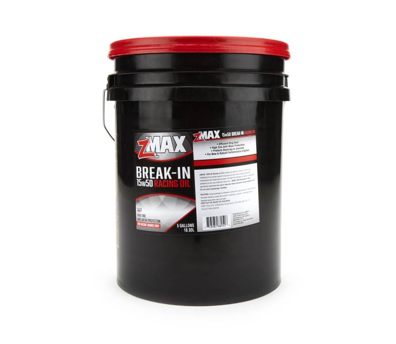 ZMAX Racing Break-In High Zinc 15W50 Synthetic Motor Oil - 5 gal Bucket