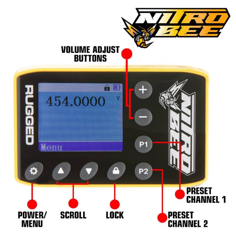 Rugged Radios Nitro Bee Xtreme UHF Receiver