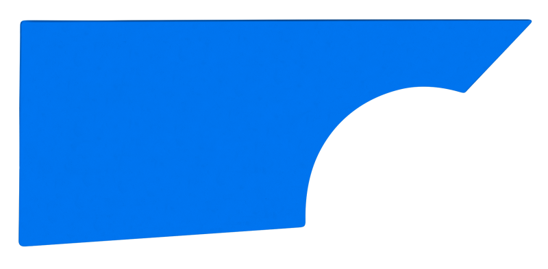 Five Star Five Star MD3 Dirt Late Model Quarter Panel - Chevron Blue - Right