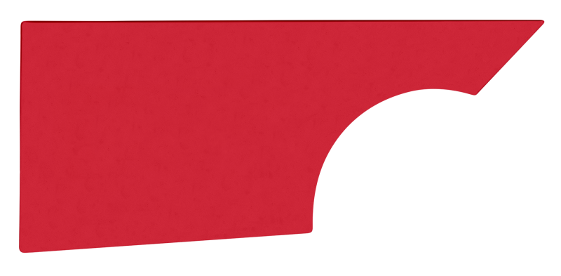 Five Star Five Star MD3 Dirt Late Model Quarter Panel - Red - Right