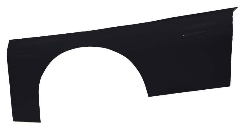 Five Star Dirt Grand National Aluminum Quarter Panel - Straight Up - Left - Black