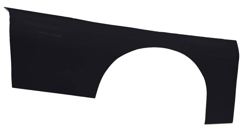Five Star Dirt Grand National Aluminum Quarter Panel - Straight Up - Right - Black