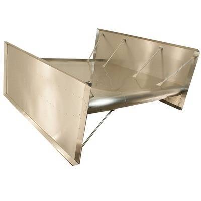 HRP Sprint Car Top Wing w/Super Side Boards - Flat