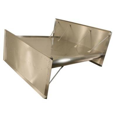 HRP Sprint Car Top Wing w/Super Side Boards Kit - Flat