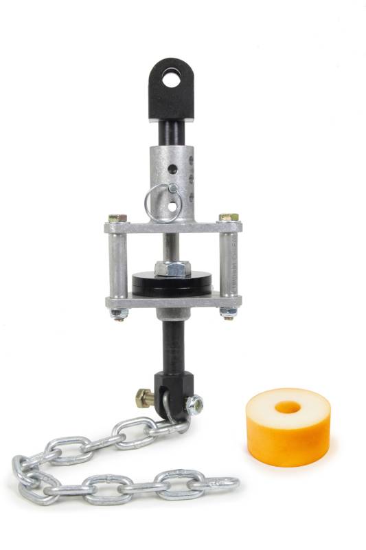 Out-Pace Left Rear Chain Limiter - Single Bushing w/ 50 Durometer White Bushing