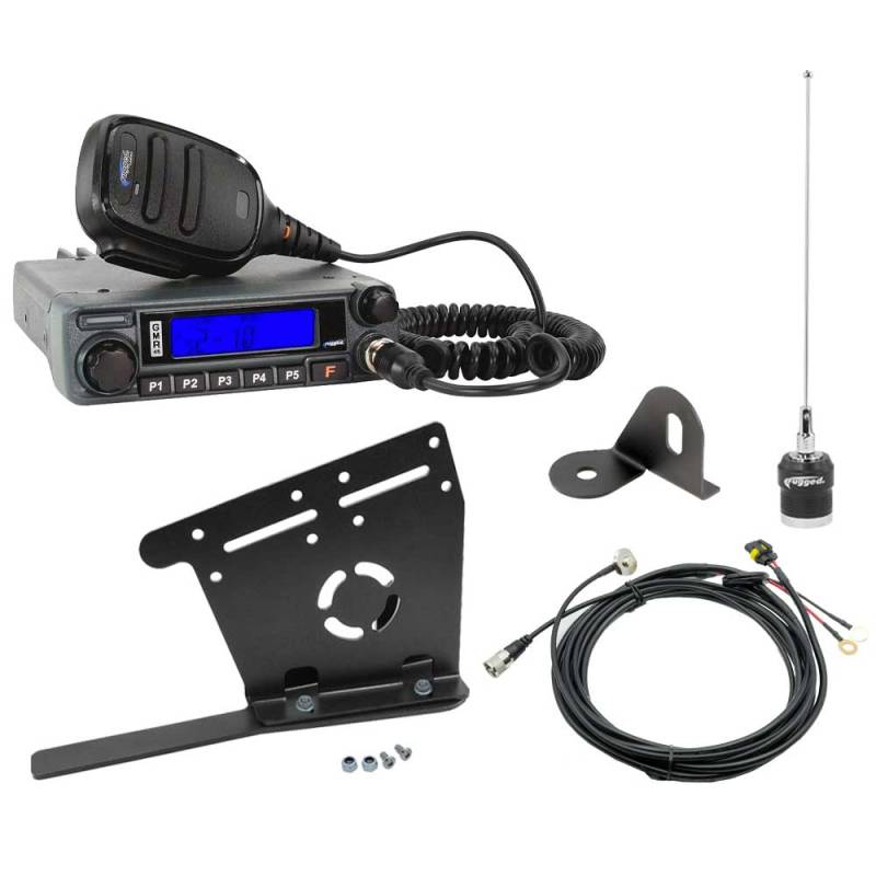 Rugged Radios JP1 Jeep Radio Kit - with GMR45 POWER HOUSE Mobile Radio for Jeep JL Wrangler, JT Gladiator