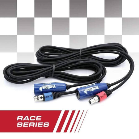 Rugged Radios OFFROAD 12' RACE SERIES Straight Cable to Intercom Driver and Co-Driver