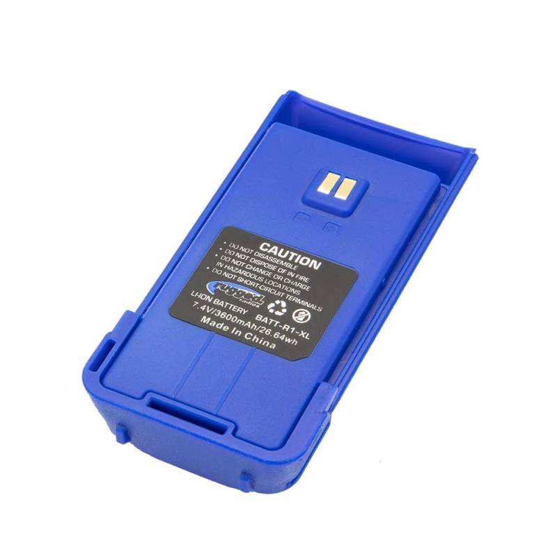 Rugged Radios Long Range Upgrade for R1 Handheld Radio- Long Range Antenna & XL Battery