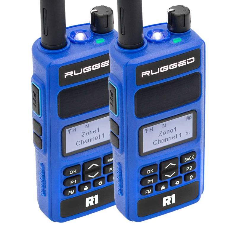 Rugged Radios 2 Pack Rugged Radios R1 Business Band Handheld - Digital and Analog