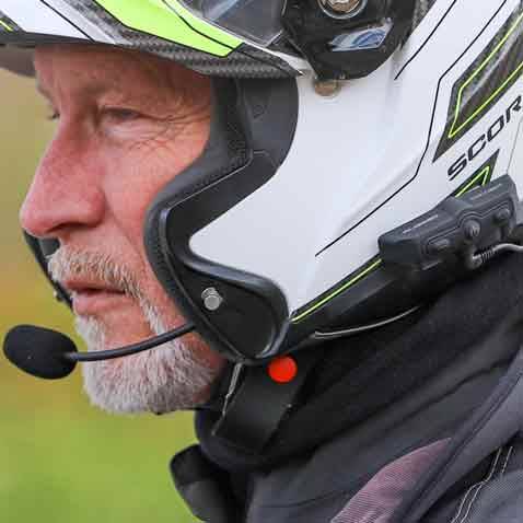 Rugged Radios Connect BT2 Bluetooth Headset for Motorcycle Helmet