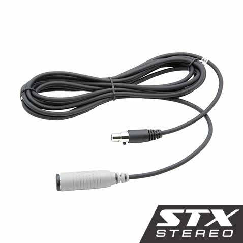 Rugged Radios STX STEREO Straight Cable to Intercom - 12 Ft