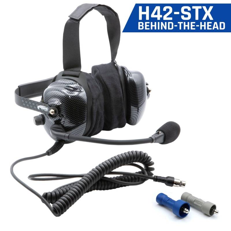 Rugged Radios ULTIMATE HEADSET for STEREO and OFFROAD Intercoms - Behind The Head
